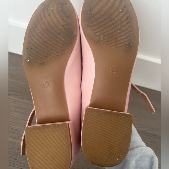 Madden Girl Womens Blush Pink Mary Jane Block Heels Tutuu Ballet‎ Flat Size 8.5 - Picture 6 of 10